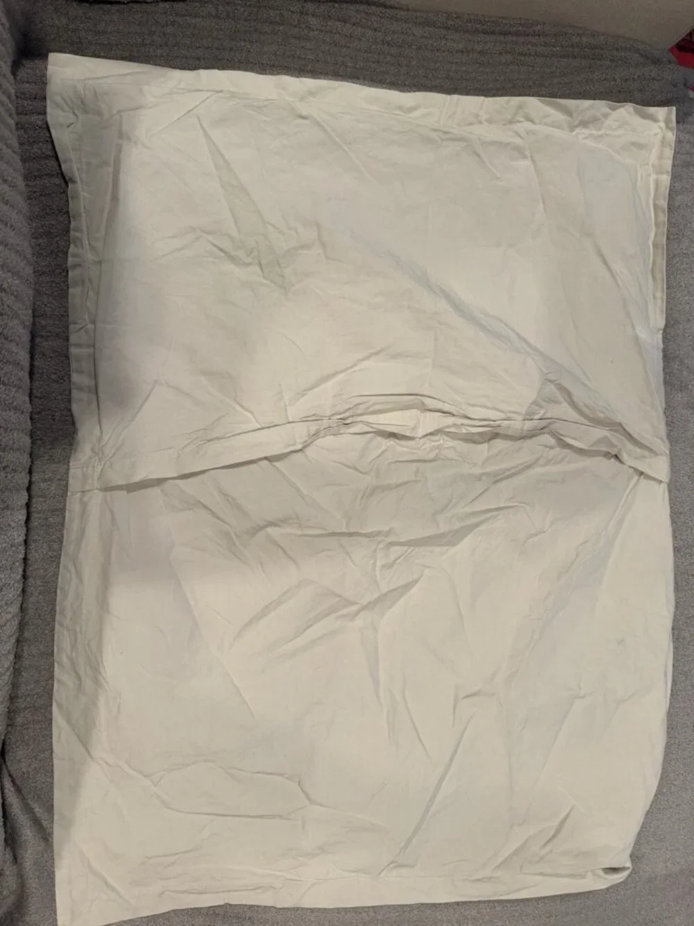 Parachute Queen Pillow Cases Clay Gray Beige Set of 2 Tan Cotton